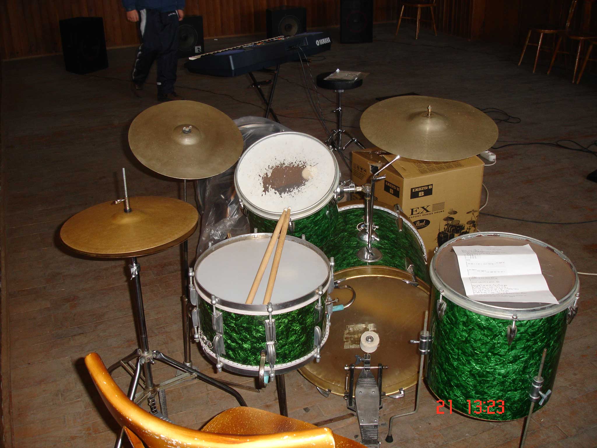 My first set of Romanian drums.